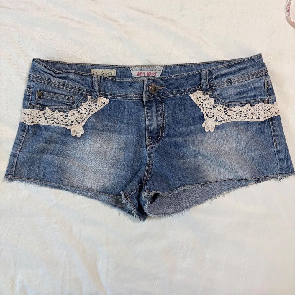 Size 13 Hot-kiss low rise jean shorts